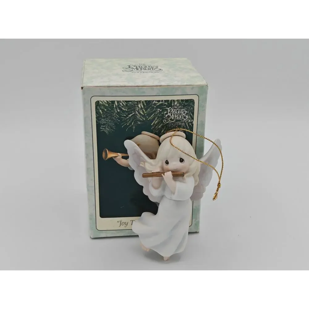 Precious Moments Joy To The World 150320 Enesco 1995 Angel Trumpet Ornament